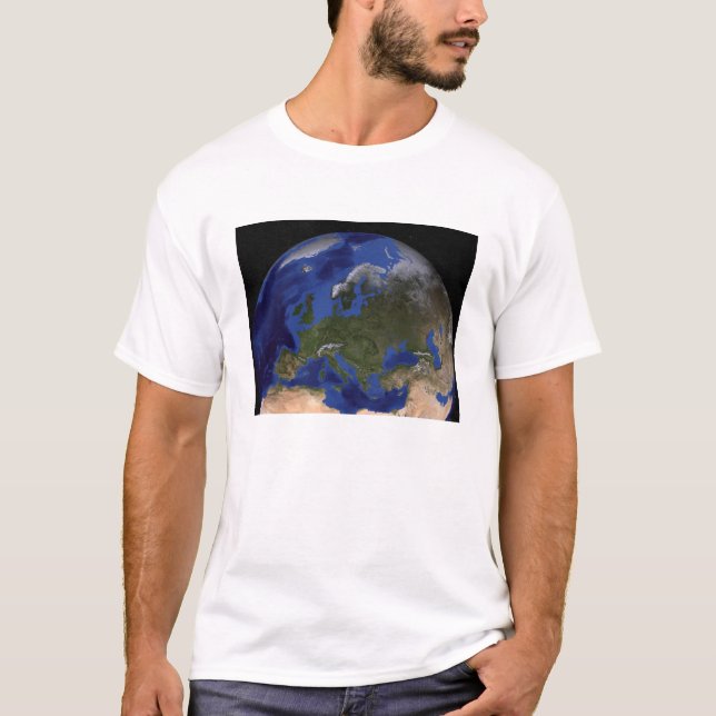 Camiseta El mármol azul de la nueva generación Tierra 6 (Anverso)