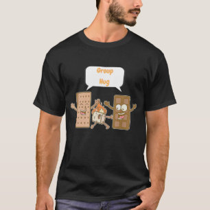Camiseta El marshmallow de Smore, un grupo divertido