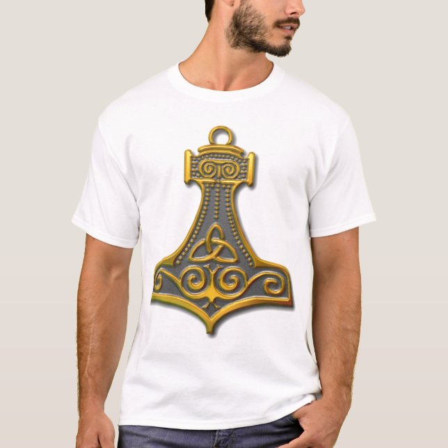 Camiseta El Martillo-oro del Thor (Anverso)