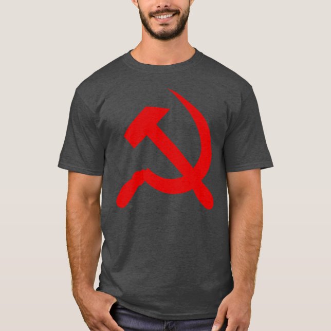 Camiseta El martillo y la níquel (rojo) (Anverso)