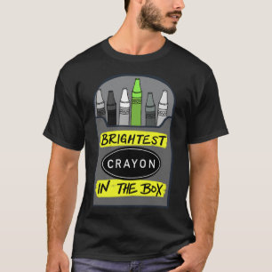Camiseta El más brillante Crayón en la caja de vuelta a la 