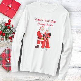 Camiseta El más lindo presentimiento de Santa Claus dentro