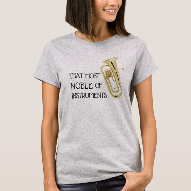 Camiseta El más noble de los instrumentos - Baritone Shirt (Anverso)