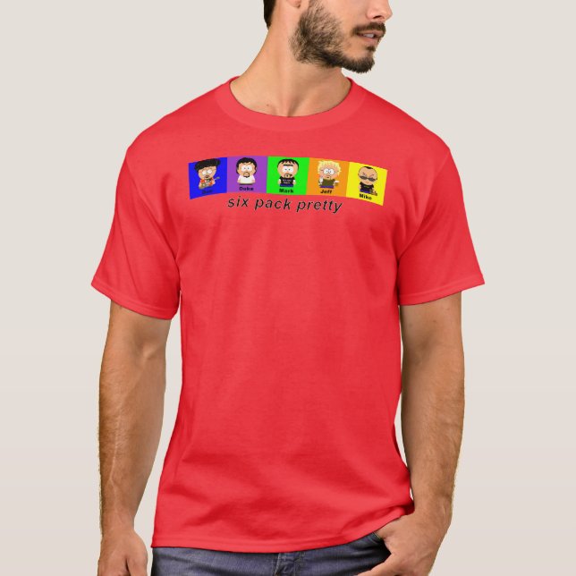 Camiseta el más sixpackredshirtnewest (Anverso)