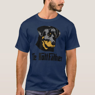 Camiseta El Mascota RottFather Cute perro Rottweiler