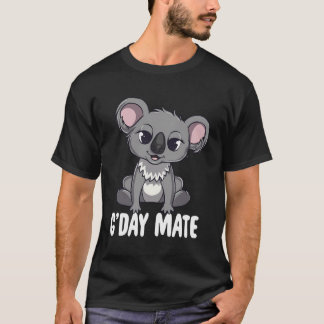 Camiseta El mate del GDay Kawaii Koala Australia Tierra