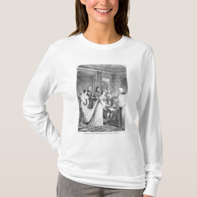 Camiseta El matrimonio de la princesa Charlotte de (Anverso)