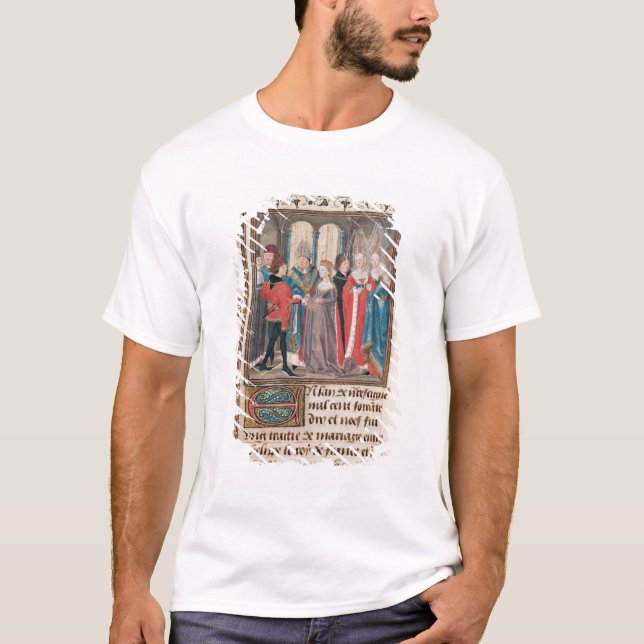 Camiseta El matrimonio de Philippe Auguste Rey de Francia (Anverso)