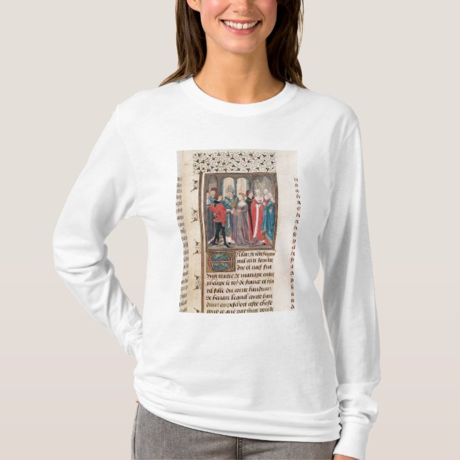 Camiseta El matrimonio de Philippe Auguste Rey de Francia (Anverso)