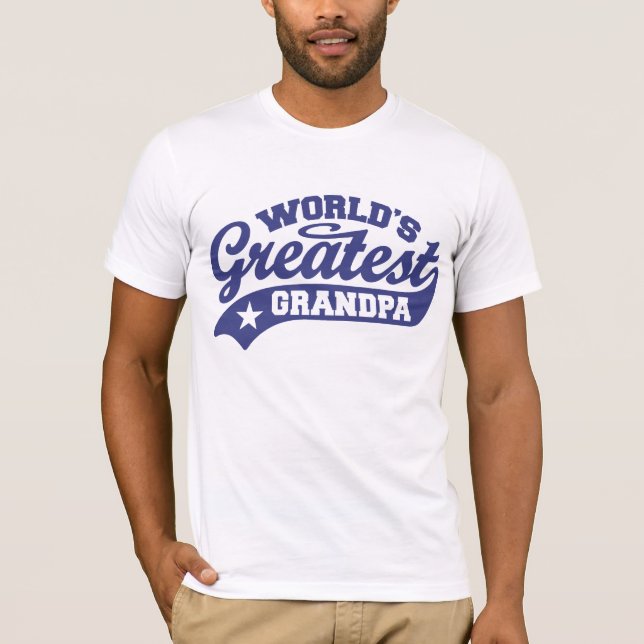 Camiseta El mayor abuelo del mundo (Anverso)