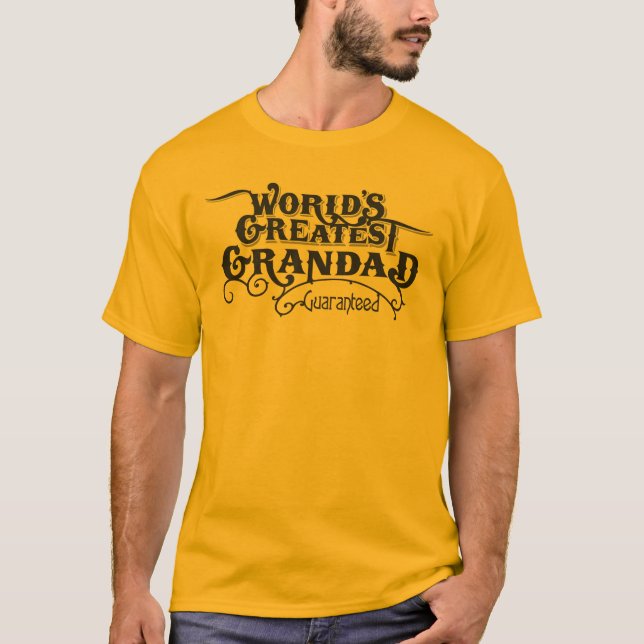 Camiseta El mayor abuelo del mundo - garantizado (Anverso)