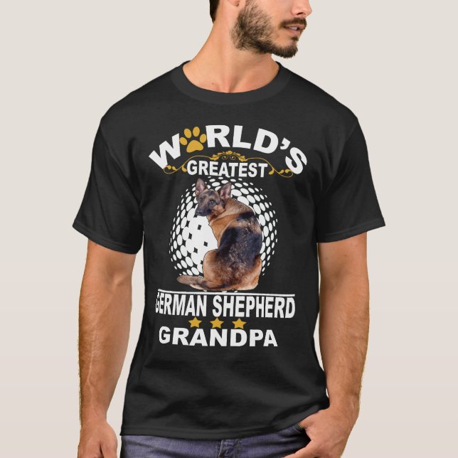 Camiseta El mayor abuelo del Pastor Alemán del Mundo 2021 (Anverso)