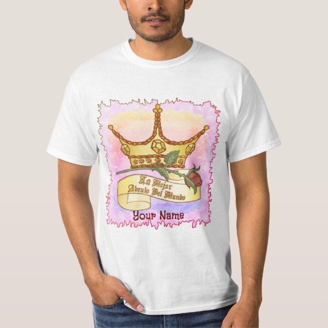 Camiseta El mayor abuelo español del mundo (Anverso)