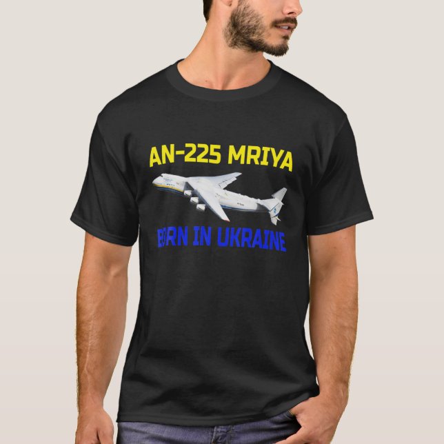 Camiseta El Mayor Avión De Carga De La Ucraniana An-225 "Mr (Anverso)
