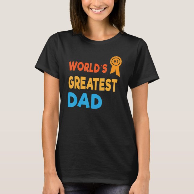 Camiseta El mayor Chiste del mundo por el Día del Padre núm (Anverso)