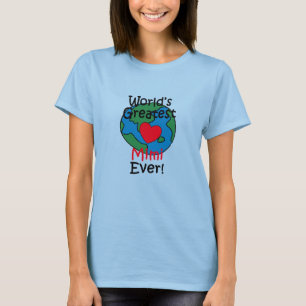 Camiseta El mayor corazón de Mimi del mundo
