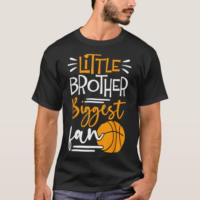Camiseta El mayor fan del pequeño hermano Bysketbyll (Anverso)
