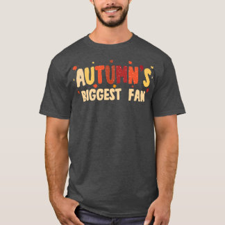 Camiseta El mayor fanático del otoño para el amante de la t