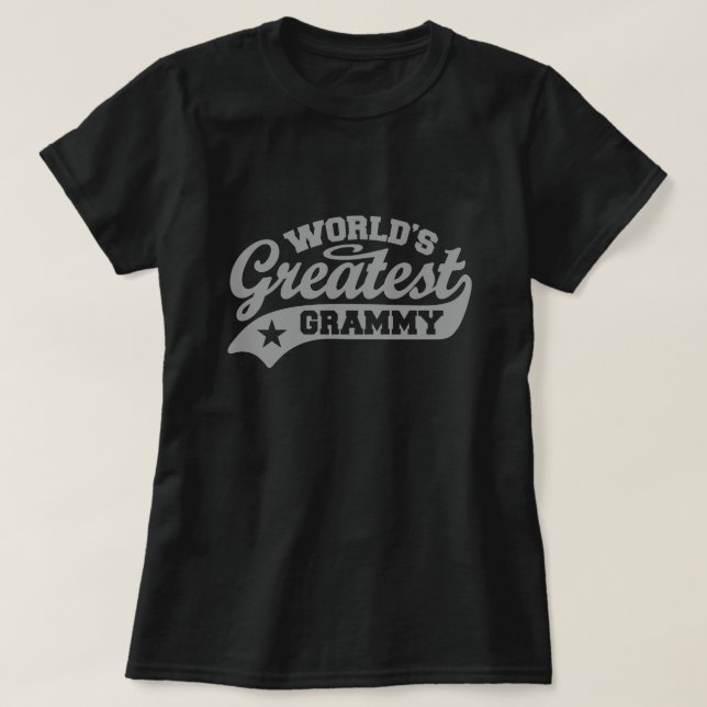 Camiseta El mayor Grammy del mundo (Diseño del anverso)