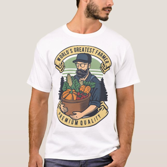 Camiseta El mayor granjero del mundo (Anverso)