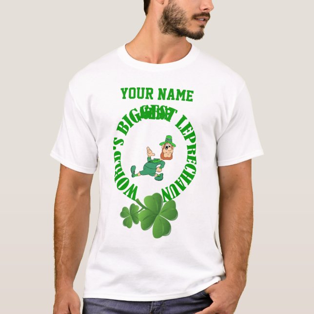 Camiseta El mayor leprechaun del mundo (Anverso)