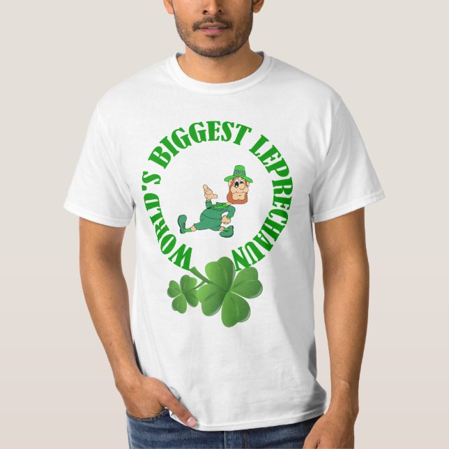 Camiseta El mayor leprechun divertido del mundo, Día de San (Anverso)