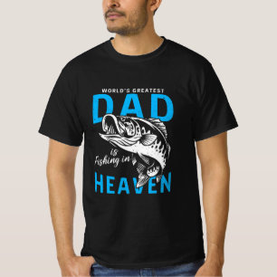 Camiseta El Mayor Padre Del Mundo Memorial Está Pescando En
