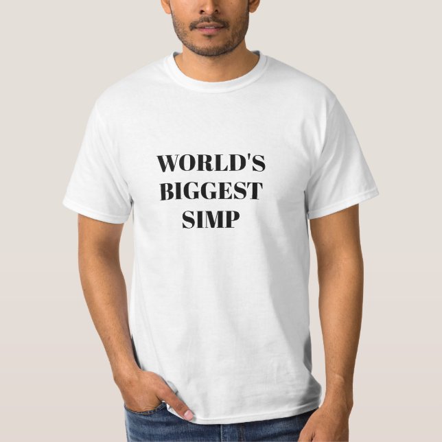 Camiseta El mayor Simp del mundo  (Anverso)