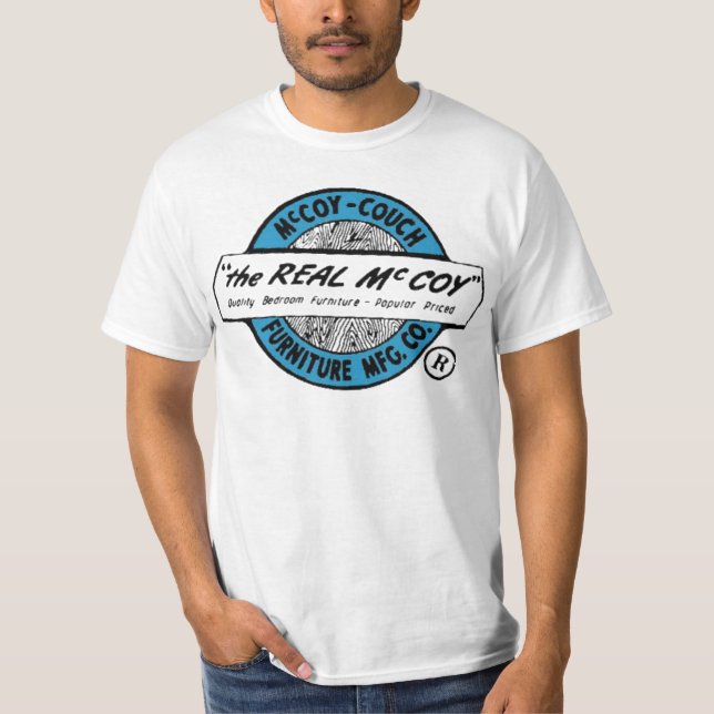 Camiseta "El McCoy real" (McCoy - sofá MFG. CO.) (Anverso)