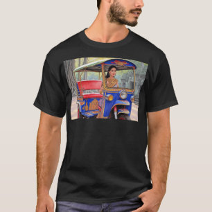 Camiseta El Mealea Se Sube A Un Tuk Autoconducido En El Ta