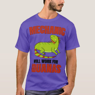 Camiseta El Mecánico Trabajará Para Iguanas