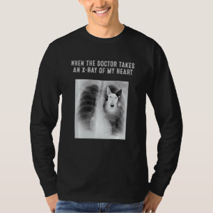 Camiseta El Médica De Perro Bull Terrier Se Toma Un Rayo X
