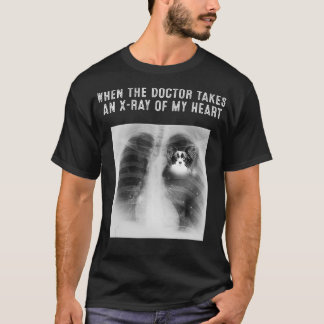 Camiseta El Médica De Perro De PAPILLON Toma Un XRay De Mi