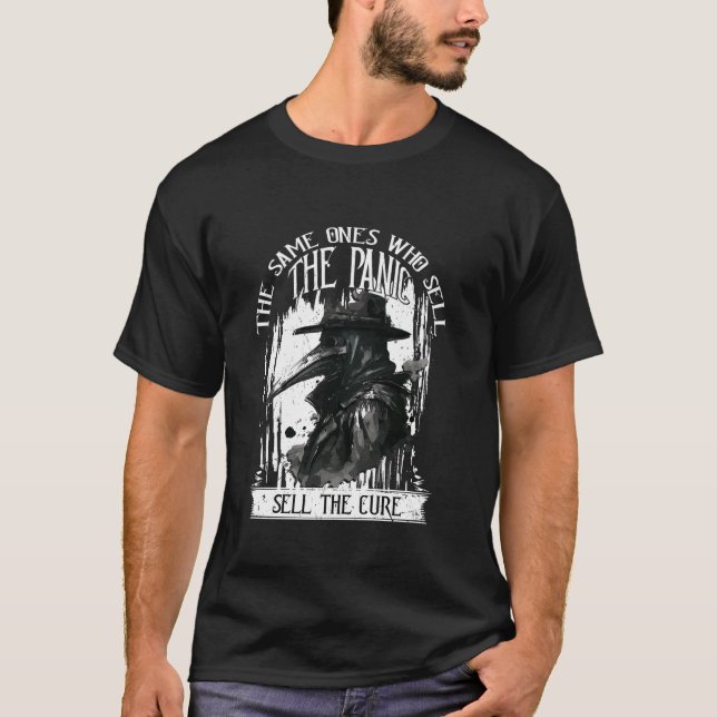 Camiseta El Médico De La Peste Los Mismos Que Venden El Pán (Anverso)