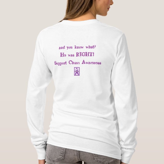 Camiseta El médico dijo que estaba todo en mi principal… (Reverso)