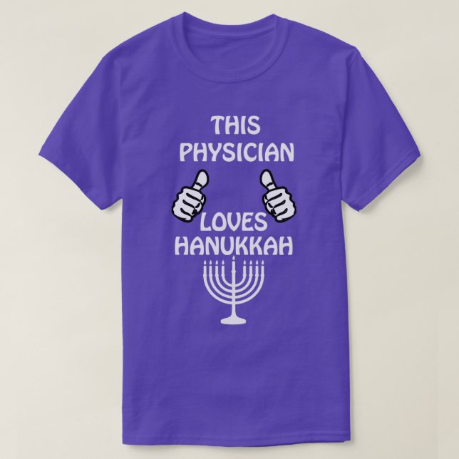 Camiseta El médico Hanukkah es gracioso (Diseño del anverso)