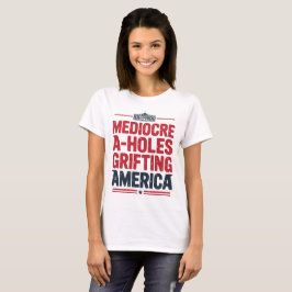Camiseta El mediocre diseño político de Estados Unidos está