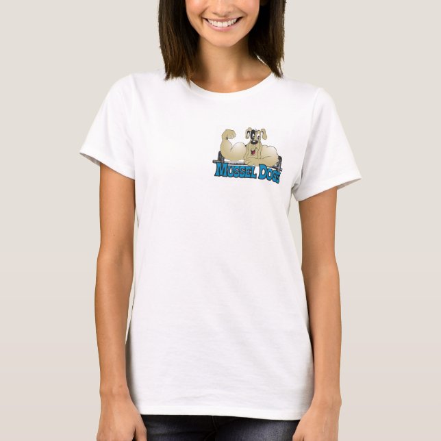 Camiseta El mejillón que sorprende de las mujeres persigue (Anverso)