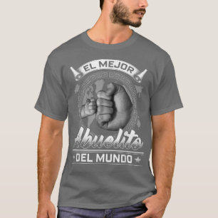 Camiseta El Mejor Abuelito Del Mundo Hombres Decano Bandera