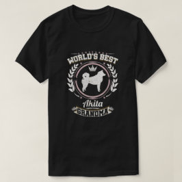 Camiseta El mejor abuelo Akita del mundo