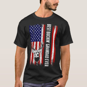 Camiseta El Mejor Abuelo Cazanador de Ciervos