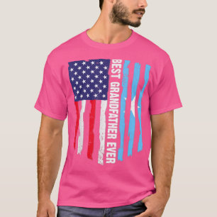 Camiseta El mejor abuelo de EE. UU., padre de la bandera so