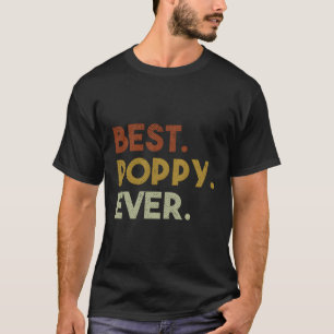 Camiseta El mejor abuelo de la amapola