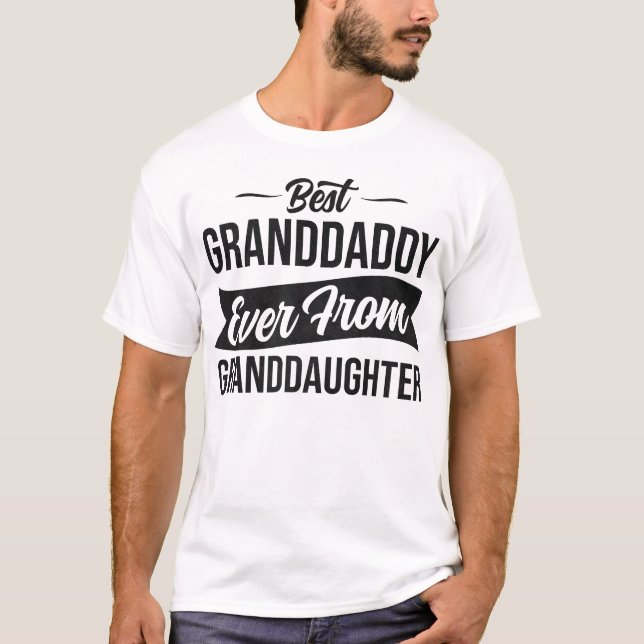 Camiseta El Mejor Abuelo De La Nieta (Anverso)