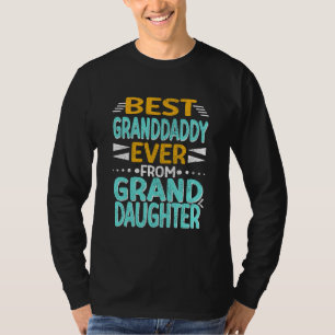 Camiseta El mejor abuelo de la nieta, moderna