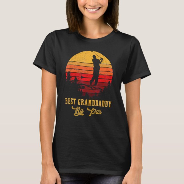 Camiseta El mejor abuelo de los hombres por el golf del Día (Anverso)