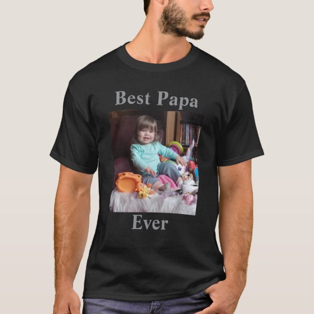 Camiseta El mejor abuelo de papá (Anverso)