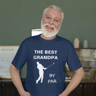 Camiseta El Mejor Abuelo De Par Golf Abuelo Golfer Pun