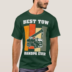 Camiseta El mejor abuelo de remolque retro