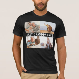 Camiseta El mejor abuelo de todos los tiempos 4 Collage de